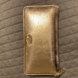 Gold Kate Spade wallet